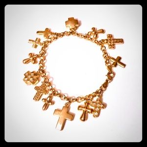 Cross Charm Bracelet
